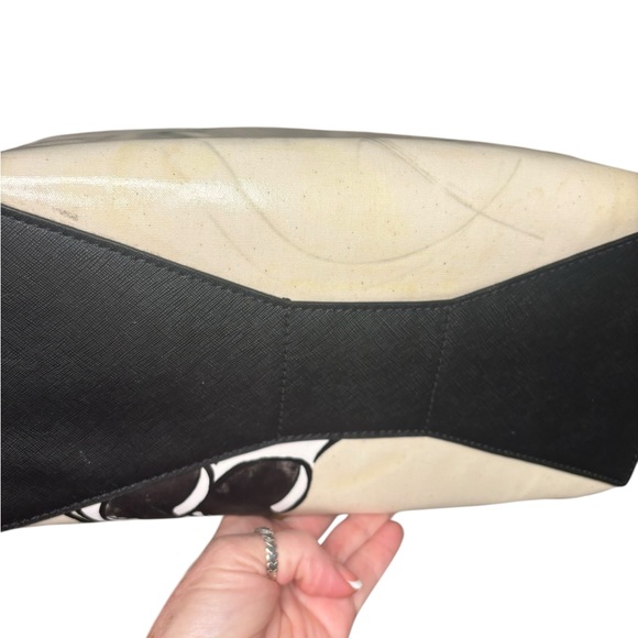 Kate Spade x Disney Minnie Mouse Tote Storybook Lining Cream Canvas - Picture 5 of 15